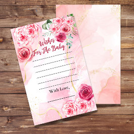 Babydusche für Baby Magenta Rose Rosa