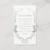 Babydusche für Babydusche Begleitkarte (Vorderseite)