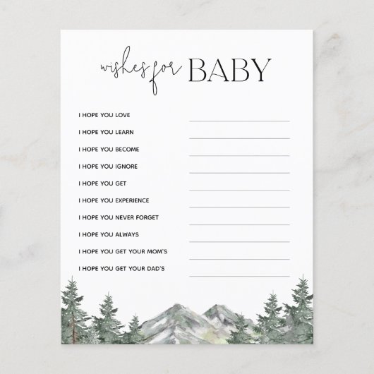 Babydusche für Babykarten (Vorderseite)