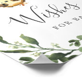 Babydusche für Babys Poster (Ecke)