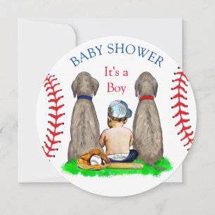 Babydusche für Baseball Einladung
