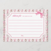 Babydusche für die Eltern Hinweiskarte (Vorderseite)