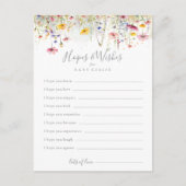 Babydusche für die Wildblume auf der Wiese Postkarte (Vorderseite)