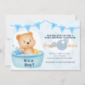 Babydusche für ein Babybad  Einladung (Vorderseite)