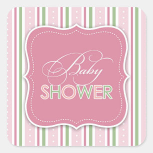 Babydusche für einen Sticker