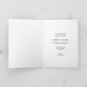 Babydusche für Fotos Dankeskarte (Innenseite)