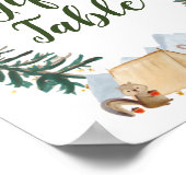 Babydusche für Frühwarte Geschenke Tafelschild Poster (Ecke)