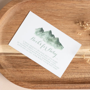 Babydusche für Grüne Berge - Anfrage Begleitkarte