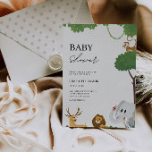 Babydusche für Hochzeitstiere Einladung