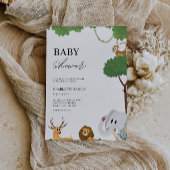 Babydusche für Hochzeitstiere Einladung