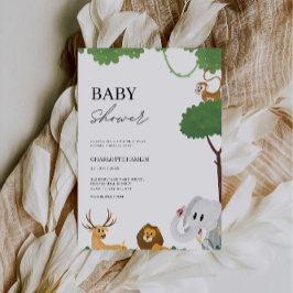 Babydusche für Hochzeitstiere Einladung