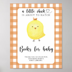 Babydusche für Hühner - Bücher für Kinder Poster