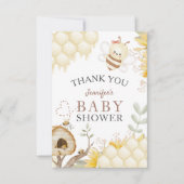 Babydusche für Hummel Danke, Karten (Vorderseite)