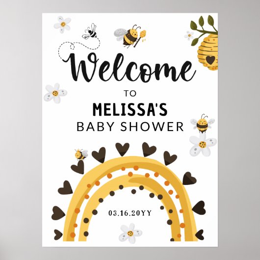 Babydusche für Hummel Poster (Vorne)