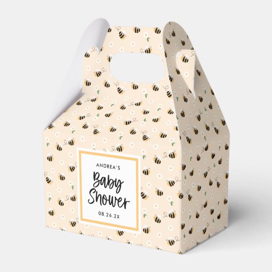 Babydusche für Hummeln Box Geschenkschachtel (Vorderseite)