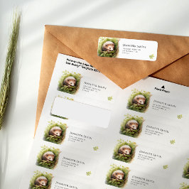 Babydusche für Igel mit Wasserfarbe