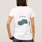 Babydusche für Junge, Van und Limousine T-Shirt (Rückseite)