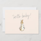 Babydusche für Kaninchen Einladung (Rückseite)