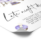 Babydusche für Kinderzimmer - Spätabendtauchspiel Poster (Ecke)