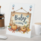 Babydusche für Kleinkinder Sockelschild (In Situ)