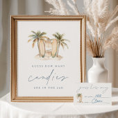 Babydusche für Küstenwache Kinderspielzeichen Cand Poster