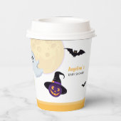 Babydusche für Little Boo Halloween Paper Pappbecher (Rückseite)