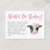 Babydusche für Mädchen Begleitkarte (Vorderseite)