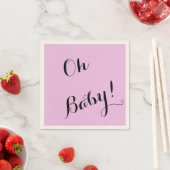 Babydusche für Mädchen Serviette (Beispiel)