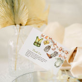 Babydusche für männliche Jungfische Dankeskarte