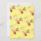 Babydusche für männliche neutrale männliche Tiere Einladung (Rückseite)