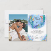 Babydusche für Meerestiere Danke Karte (Vorderseite)