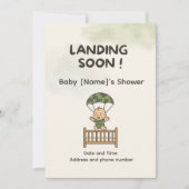 Babydusche für militärische Familien Einladung (Vorderseite)