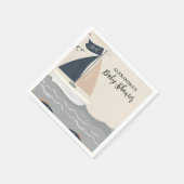 Babydusche für Nautical Boat Serviette (Ecke)