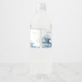 Babydusche für Nautical Boat Wasserflaschenetikett (Rückseite)