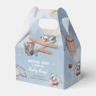 Babydusche für niedliche Luftfahrzeuge Geschenkschachtel
