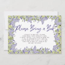 Babydusche für Schmetterlinge Buchungskarte