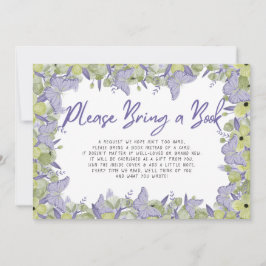 Babydusche für Schmetterlinge Buchungskarte Einladung