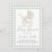 Babydusche für schwangere Kinder Einladung (Vorne/Hinten)