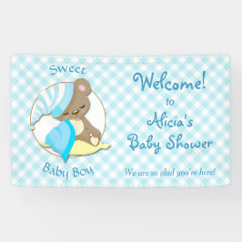 Babydusche für Sleepy Bear Banner