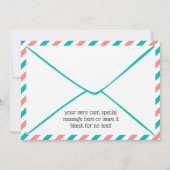 Babydusche für Sonderlieferungen Einladung (Rückseite)