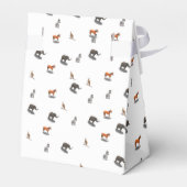 Babydusche für verschiedene Tiere Geschenkschachtel (Rückseite)