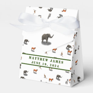 Babydusche für verschiedene Tiere Geschenkschachtel