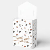 Babydusche für verschiedene Tiere Geschenkschachtel (Geöffnet)