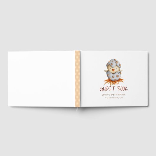 Babydusche für Vögel Gästebuch (Voll)