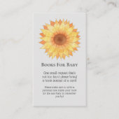 Babydusche für Wasserfarben - Anfrage Begleitkarte (Vorderseite)