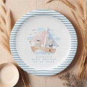 Babydusche für Wasserfarbenwasser-Bären Pappteller