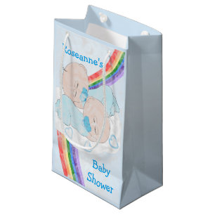 Babydusche für zwei Boys Kleine Geschenktüte