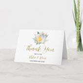 Babydusche für zwei Kinder geklappt Danke Karte (Vorderseite)