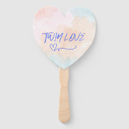 Babydusche für zwei Lieben Fächer