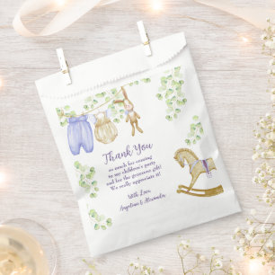 Babydusche Fvor Taschen mit einem charmanten Muste Geschenktütchen